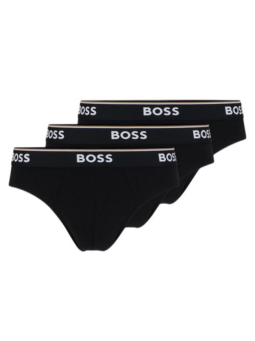 Slip uomo nero in cotone Hugo Boss | 50475273001